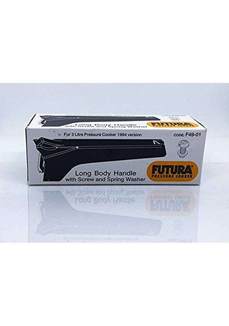 Hawkins Plastic Futura Long Body Handle with Screw and Spring Washer for Futura | 3 L | 3.2 Qt - Indya