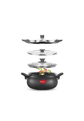 Pigeon By Stovekraft All in One Super Cooker Aluminium with Outer Lid Induction | 5 L | 5.3 Qt