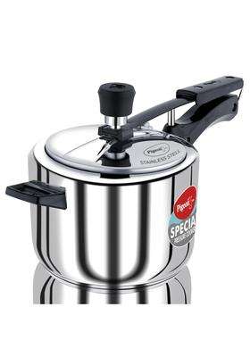 Pigeon Special Pressure Cooker Stainless Steel Inner Lid Capacity Sandwich Bottom | 5 L | 5.3 Qt | Induction Compatible