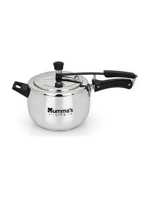 Mumma's LIFE Heavy-Duty Stainless Steel Pressure Cooker | 5 L | 5.3 Qt | Induction Compatible