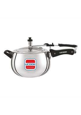 UCOOK By United Ekta Engg. Silvo Bulging Shape Aluminium Non-Induction Inner Lid | 5 L | 5.3 Qt