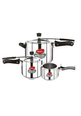 Pigeon By Stovekraft 2 3 Combo Special Stainless Steel Inner Lid Induction Base | 5 L | 5.3 Qt