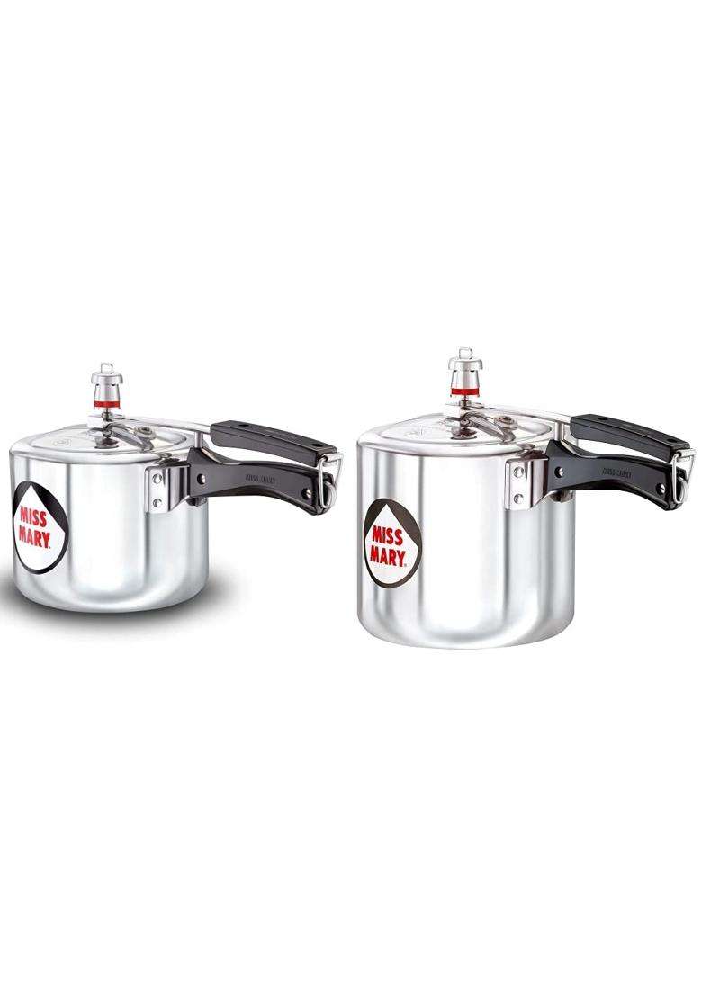Hawkins Miss Mary Aluminium Pressure Cooker | 3 L | 3.2 Qt - Indya