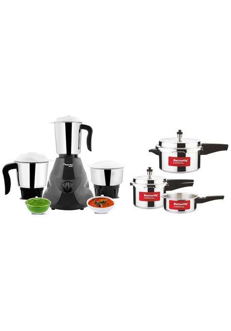 Butterfly Cordial and Non Induction Bottom Outer Lid Pressure Cooker | 2 L | 2.1 Qt