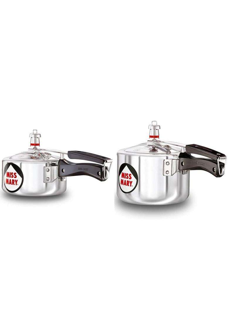 Hawkins Miss Mary Aluminum Pressure Cooker | 1.5 L | 1.6 Qt - Indya