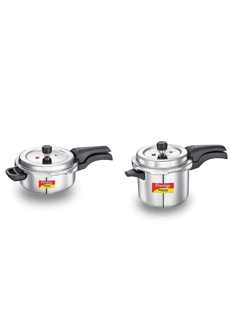 Prestige Svachh Deluxe Alpha Stainless Steel Pressure Cooker Prestige Svachh Deluxe | 3 L | 3.2 Qt - Indya