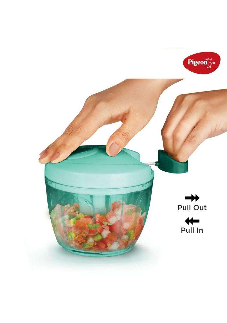 Pigeon By Stovekraft Large Handy and Compact Chopper with 3 Blades for Effortlessly | 5 L | 5.3 Qt - Indya