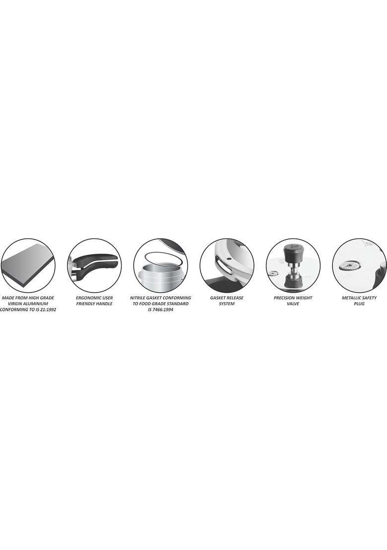Pigeon By Stovekraft Kitchen Combo | 3 L | 3.2 Qt | Induction Compatible - Indya