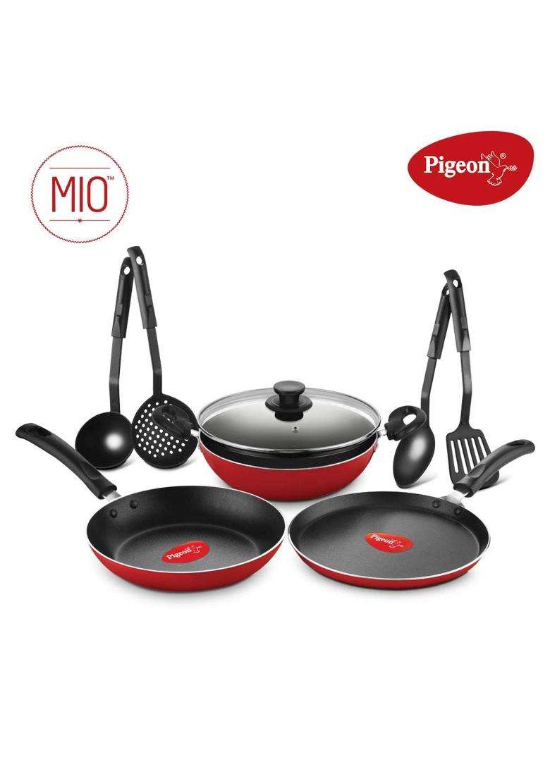 Pigeon 620-H Non-Induction Base Aluminium Pressure Cooker | With Lid - Indya