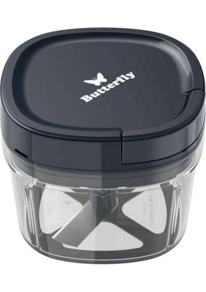 Butterfly Premium Plastic Vegetable Chopper Blue and Cordial Induction Base Aluminium | 3 L | 3.2 Qt - Indya