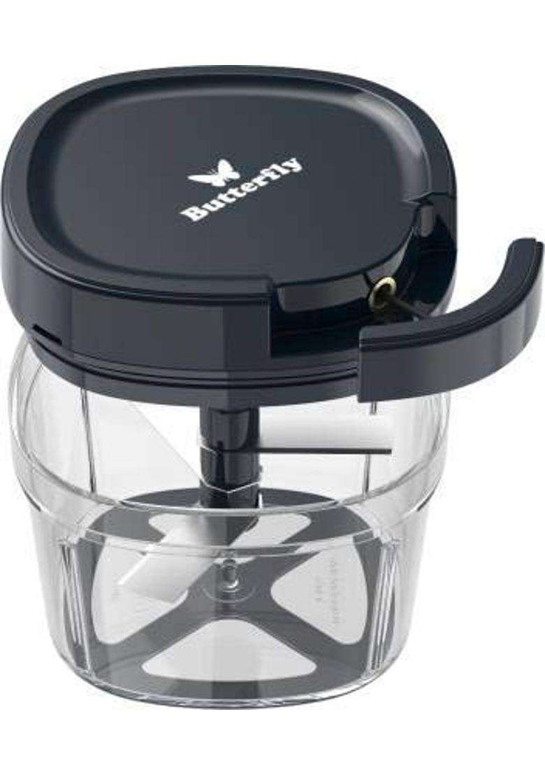 Butterfly Premium Plastic Vegetable Chopper Blue and Cordial Induction Base Aluminium | 3 L | 3.2 Qt - Indya