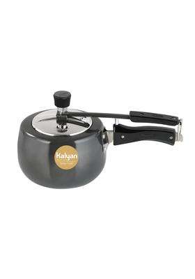 KALYAN Innerlid Belly Induction Base Gold Series Hard Anodised Pressure Cooker | 3 L | 3.2 Qt