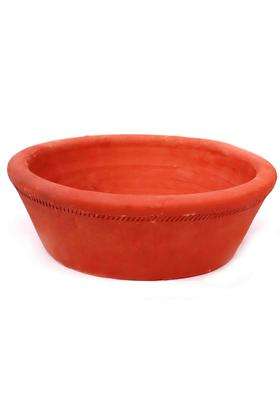 Pure Source India Clay Dahi Handi Cooking Pot | 1.5 L | 1.6 Qt