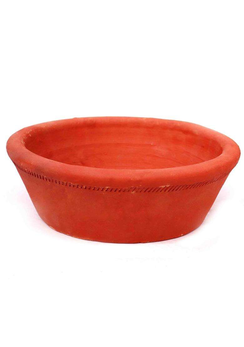 Pure Source India Clay Dahi Handi Cooking Pot | 1.5 L | 1.6 Qt - Indya
