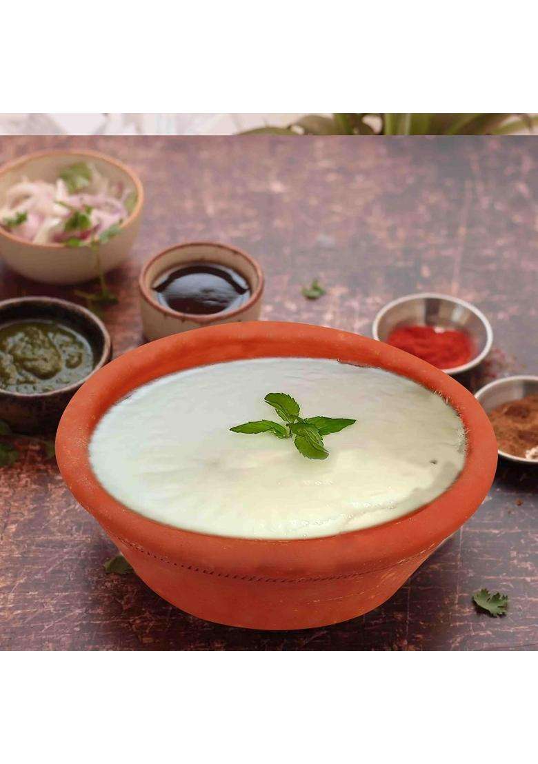 Pure Source India Clay Dahi Handi Cooking Pot | 1.5 L | 1.6 Qt - Indya