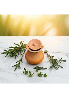 RAJENDER CLAY HANDICRAFT Deep Pot Handmade Clay Handi with Lid | 1 L | 1.1 Qt