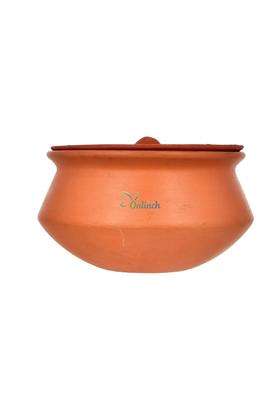 B S NATURAL Organic Clay Dahi Handi | With Lid