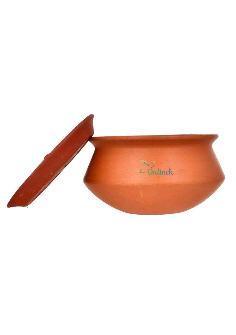 B S NATURAL Organic Clay Dahi Handi | With Lid - Indya