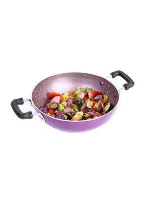 Wonderchef Venice Mini Kadhai Wok Pure-Grade Virgin Aluminium | 16 cm | 6.3 Inch | PFOA Free | Non-Stick
