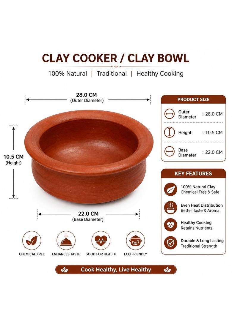 Matti Shree Handmade Clay Curd Pot - Indya