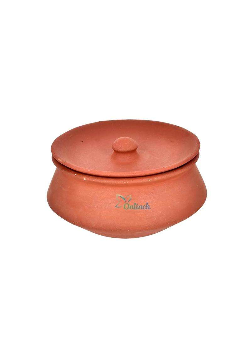 B S NATURAL Organic Clay Dahi Handi | With Lid - Indya
