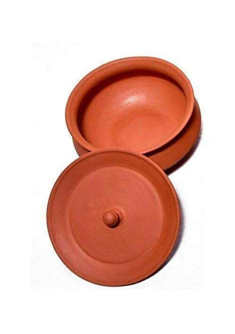 Clay Root Organic Clay Dahi Handi with Lid - Indya