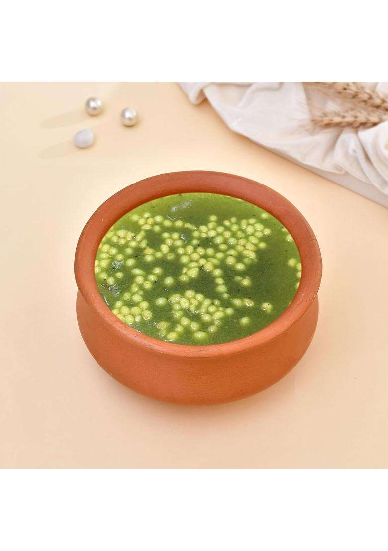 B S NATURAL Organic Clay Dahi Haandi | With Lid - Indya