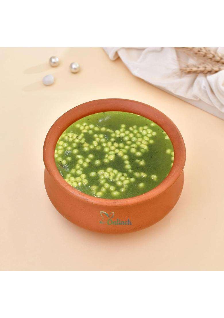 B S NATURAL Organic Clay Dahi Haandi | With Lid - Indya