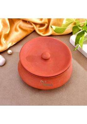 B S NATURAL Organic Clay Dahi Handi | With Lid