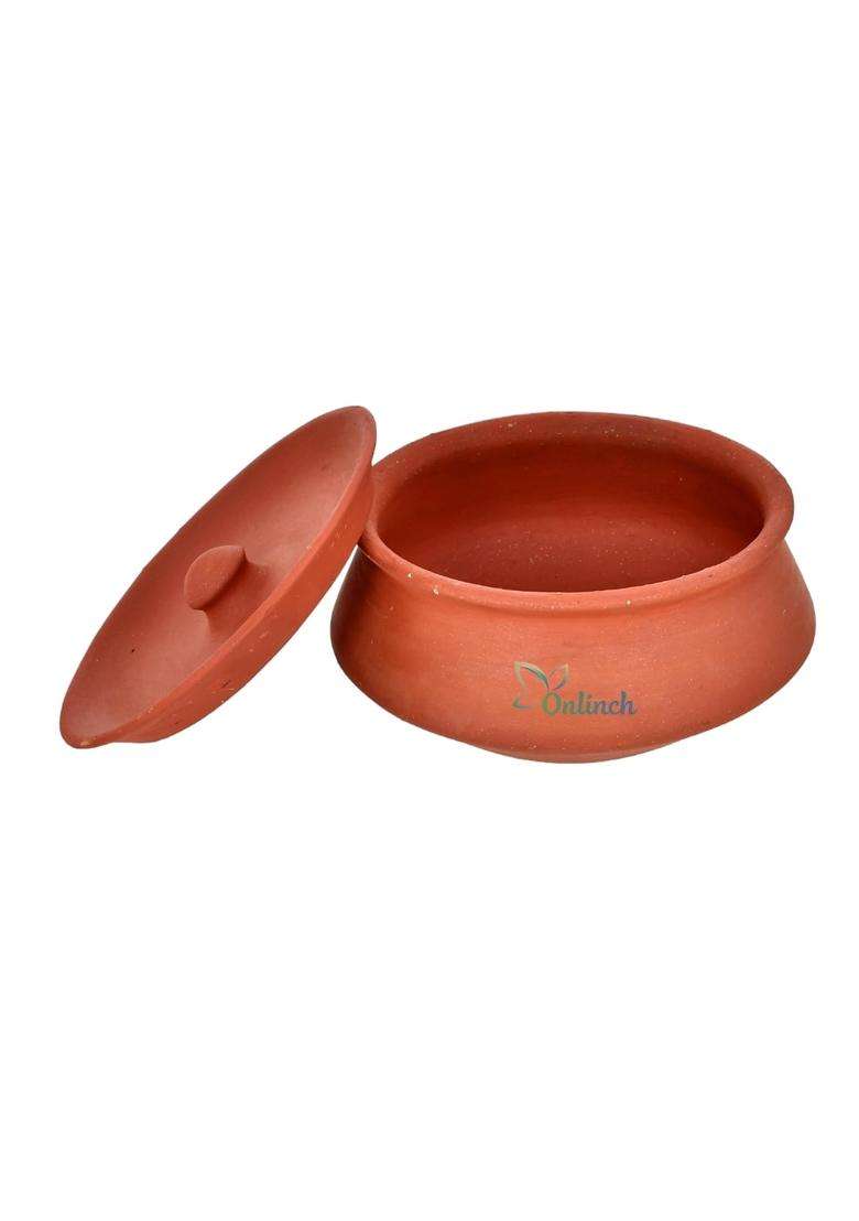 B S NATURAL Organic Clay Dahi Handi | With Lid - Indya