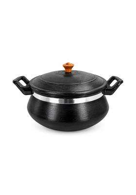 Matti Shree Unglazed Clay Handi for Cooking with Lid | 1 L | 1.1 Qt