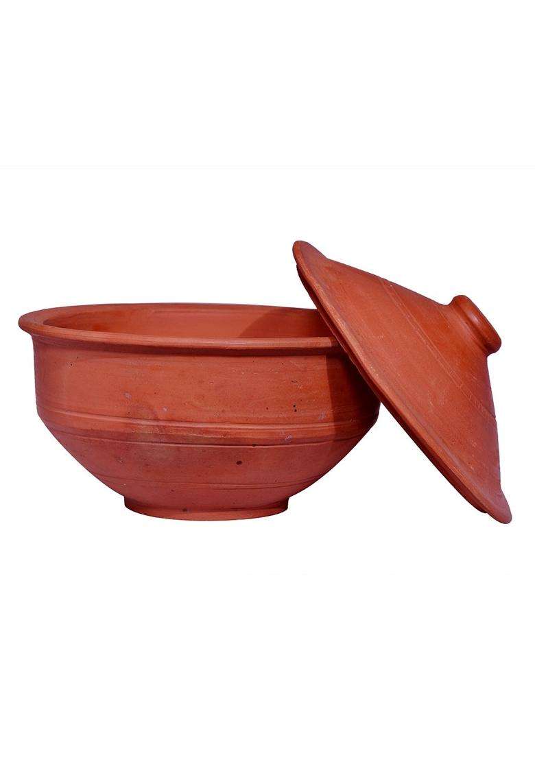 SHRIYAM CRAFT Terracotta Mitti Cool Clay Curd Pots | 500 ml | 16.9 fl oz - Indya