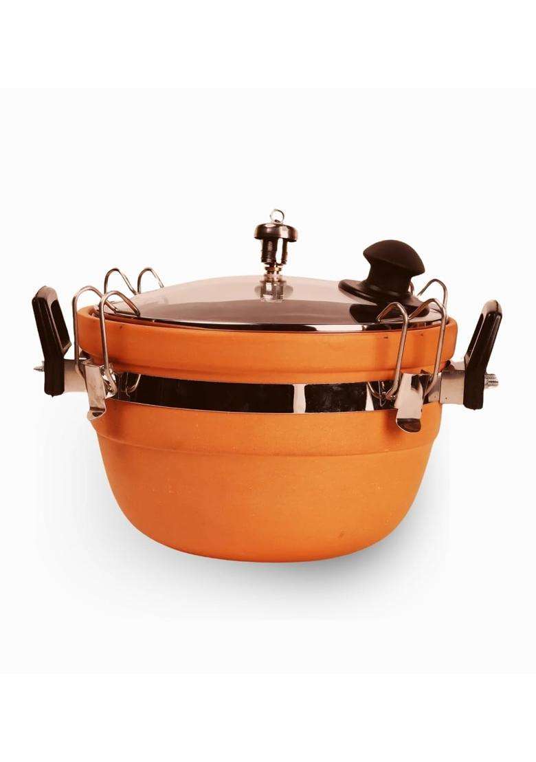 Terra Charms Clay Rice Cooker Earthenware | 3 L | 3.2 Qt - Indya