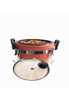 Terra Charms Clay Chicken Cooker Earthenware Kitchenware | 3 L | 3.2 Qt