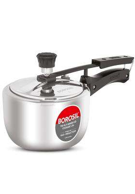 Borosil Triply Pressure Cooker | 1.5 L | 1.6 Qt | Induction Compatible | Dishwasher Safe | Food Safe