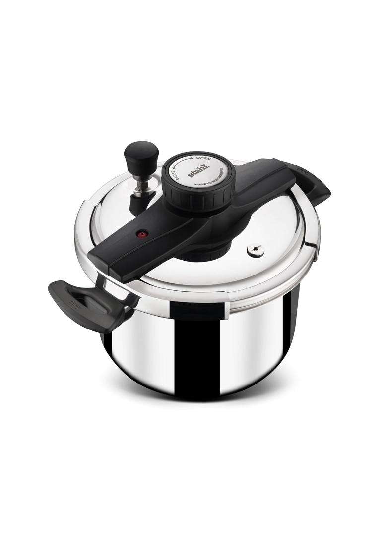 stahl Versatil Triply Pressure Cooker | 5 L | 5.3 Qt | Induction Compatible - Indya
