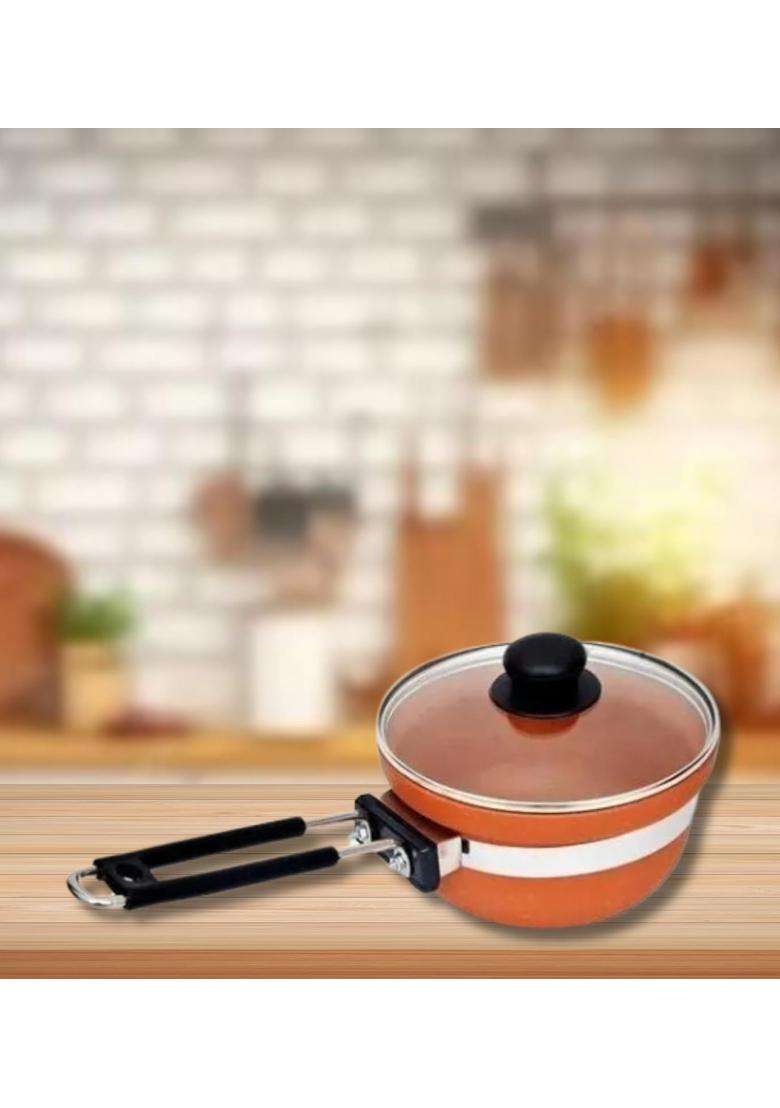 Terra Charms Clay Frypan for Savoring Tradition | 1500 ml | 50.7 fl oz - Indya