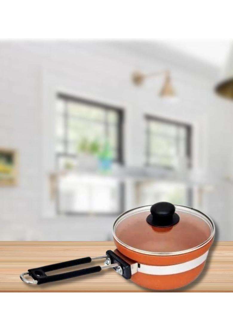 Terra Charms Clay Frypan for Embracing Tradition | 1500 ml | 50.7 fl oz - Indya