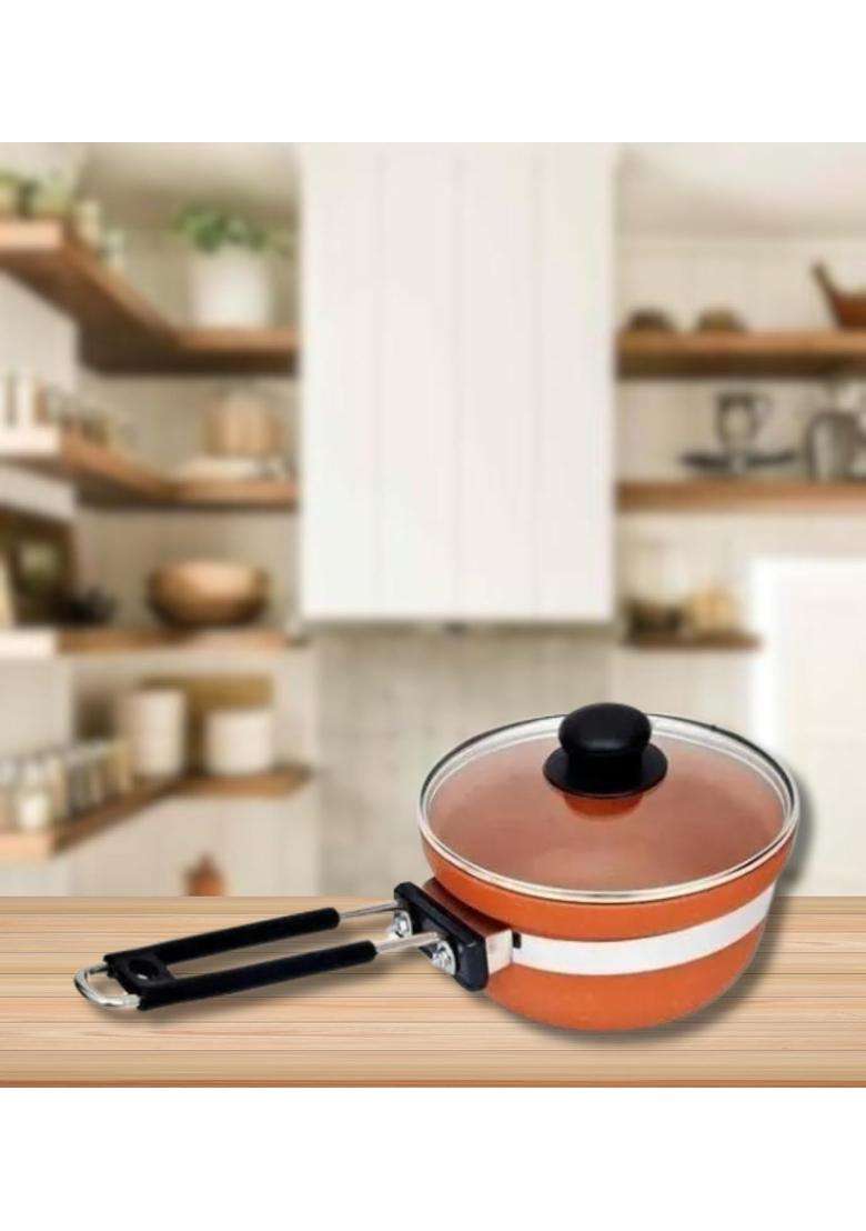 Terra Charms Clay Frypan for Savoring Flavor | 1500 ml | 50.7 fl oz - Indya
