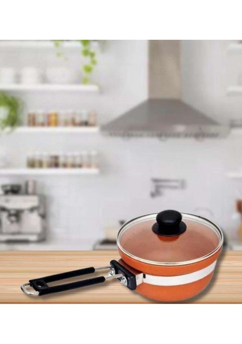 Terra Charms Clay Frypan for Clay Frypan Essentials | 1500 ml | 50.7 fl oz - Indya