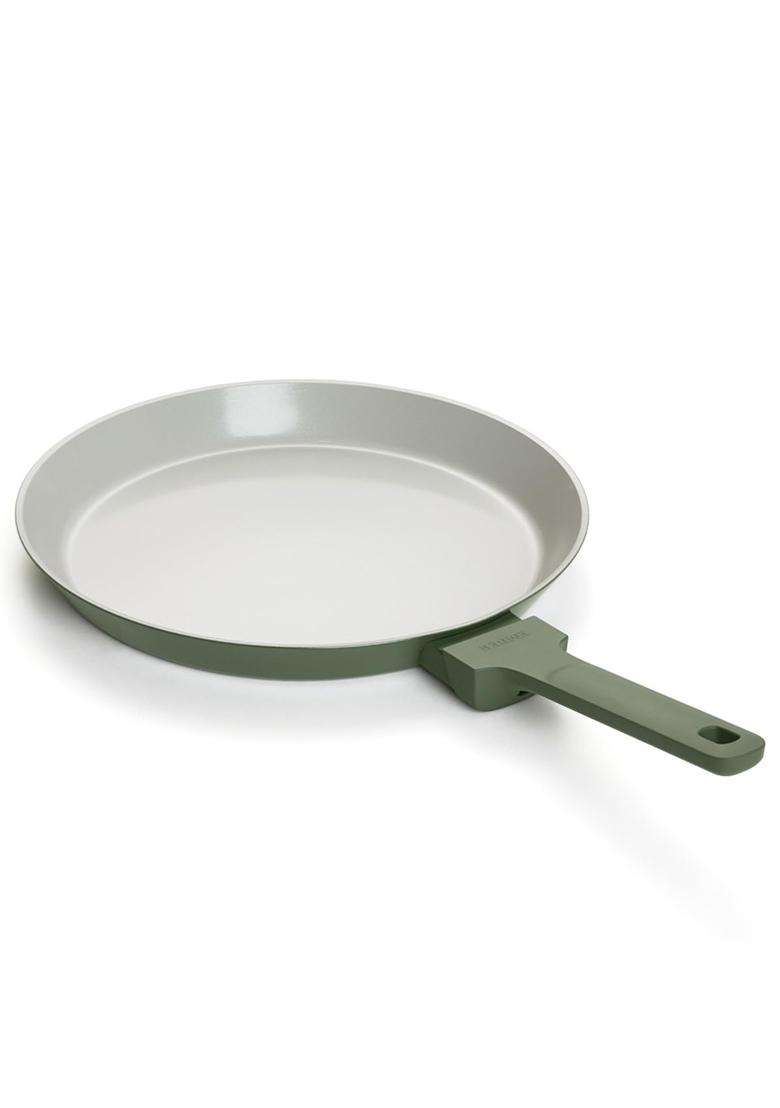 Ember Cookware Arcilla Ceramic Non Stick Tawa Flat Griddle | 28 cm | 11 Inch | Non-Toxic - Indya