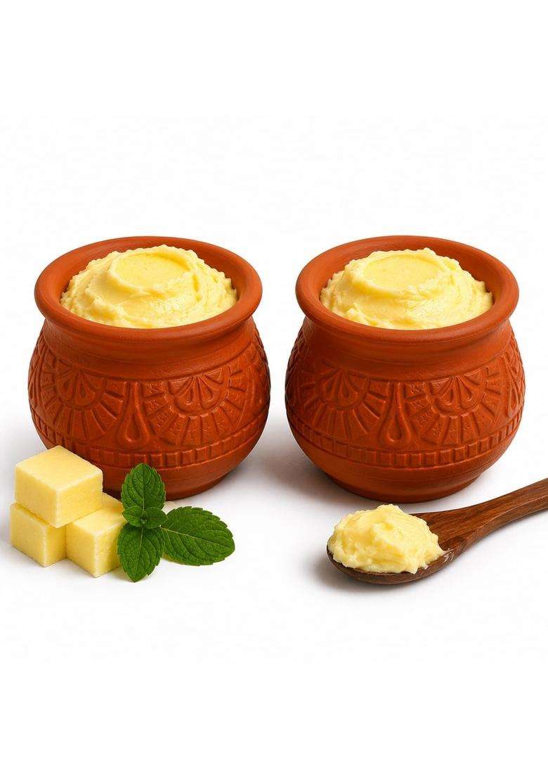 Clay Root Terracotta Clay Curry Pot | 6-Piece Set - Indya