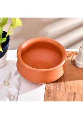 B S NATURAL Organic Clay Dahi Handi | With Lid