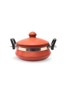 Terra Charms Clay Daal Handi | 1.5 L | 1.6 Qt | Non-Toxic