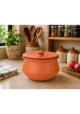 Clay Root Organic Clay Dahi Handi with Lid
