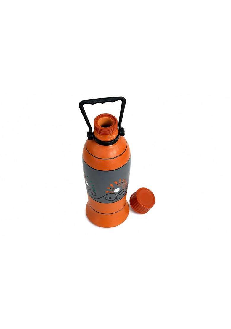 Matti Shree Natural Clay Water Bottle | 1 L | 1.1 Qt | Handcrafted - Indya