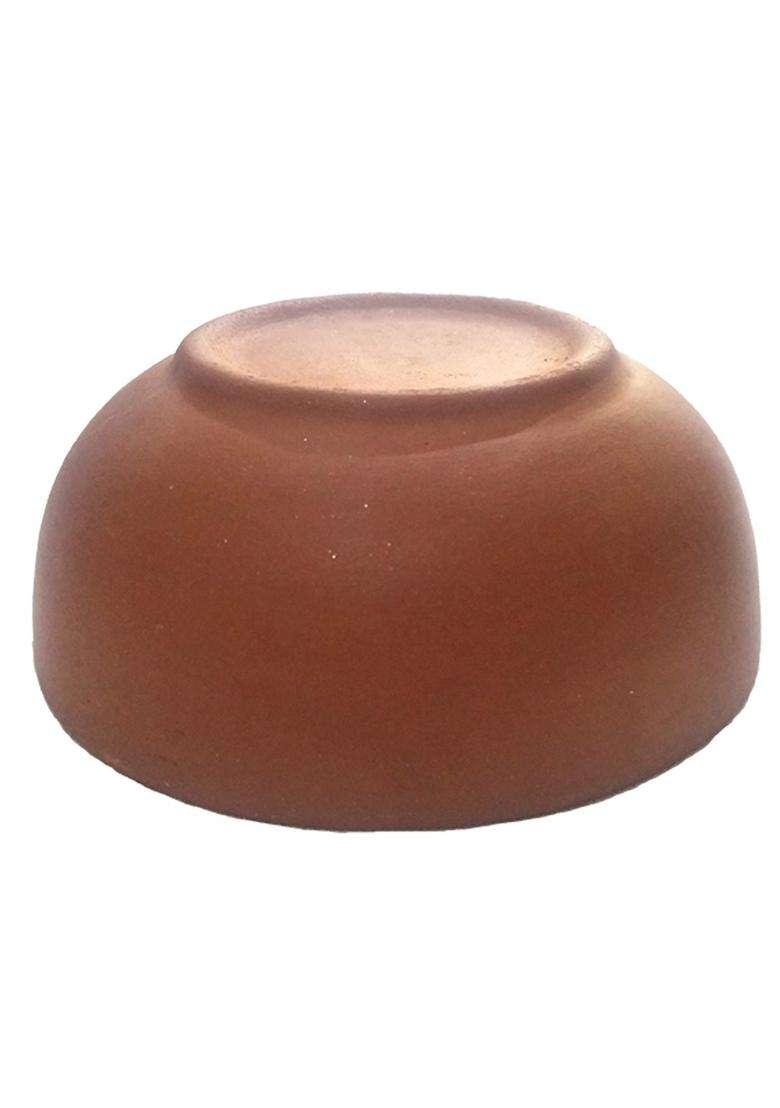 PALVIT CLAY ART GALLERY Handcrafted Terracotta Clay Bowl | 1600 ml | 54.1 fl oz - Indya