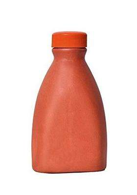 Jetwals Clay Art Terracotta Clay Water Bottle | 500 ml | 16.9 fl oz