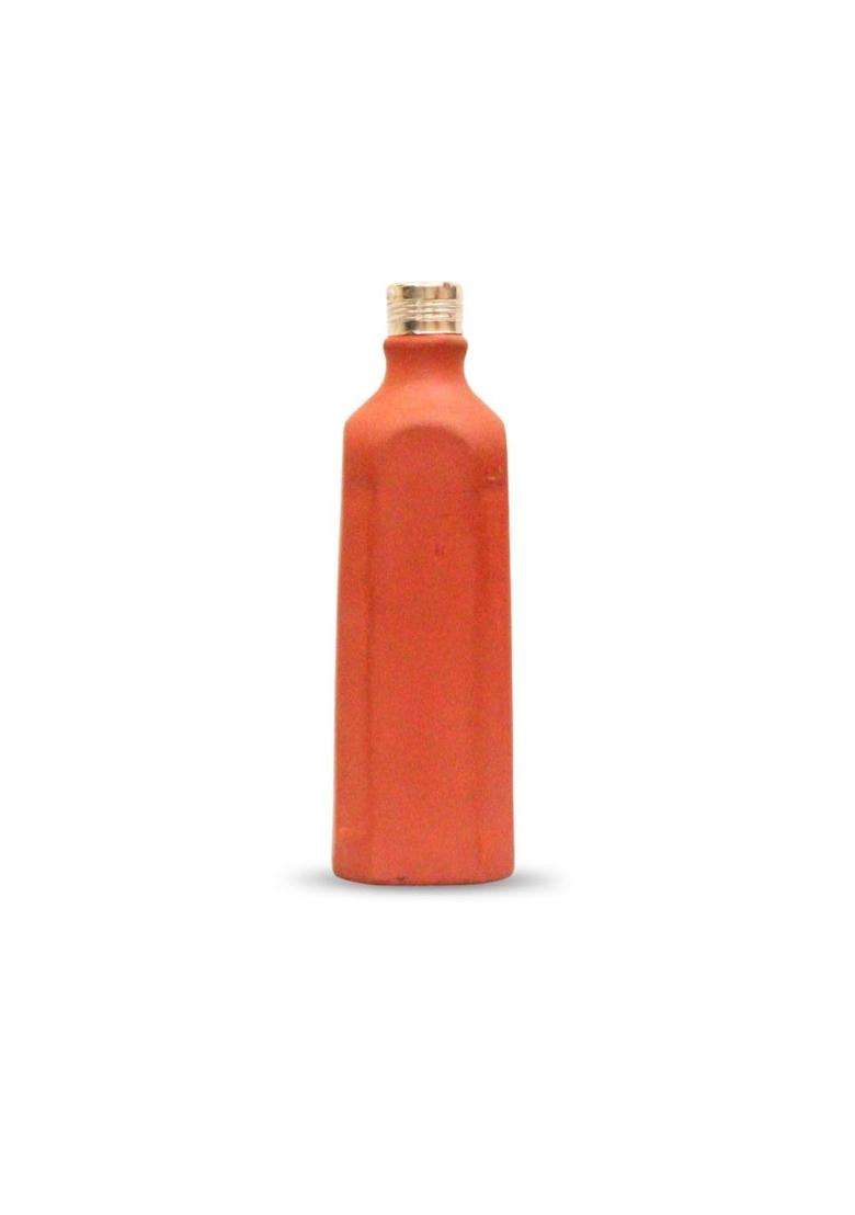 Terra Charms Square Mitti Bottle | 1 L | 1.1 Qt | Non-Toxic - Indya