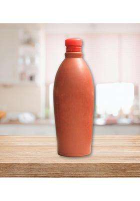 Jetwals Clay Water Bottle Earthen Water Bottle | 1000 ml | 33.8 fl oz